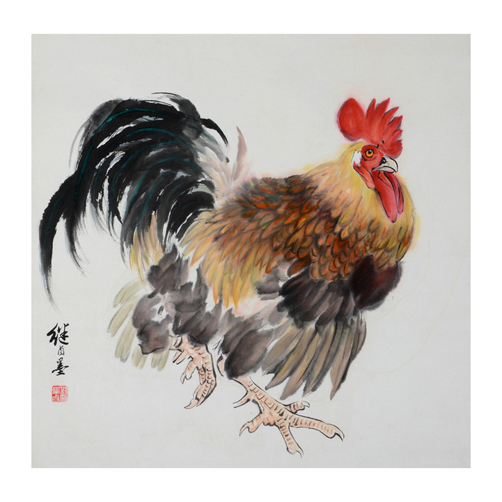 刘继卣款 大吉图