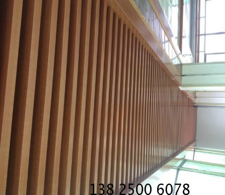 大量现货幕墙木纹铝方通管 隔断弧形铝通 吊顶装饰波浪铝方通零切