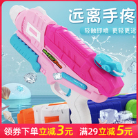 省力水枪儿童玩具背包大容量高压抽拉式喷水少女孩泼水打水仗呲水