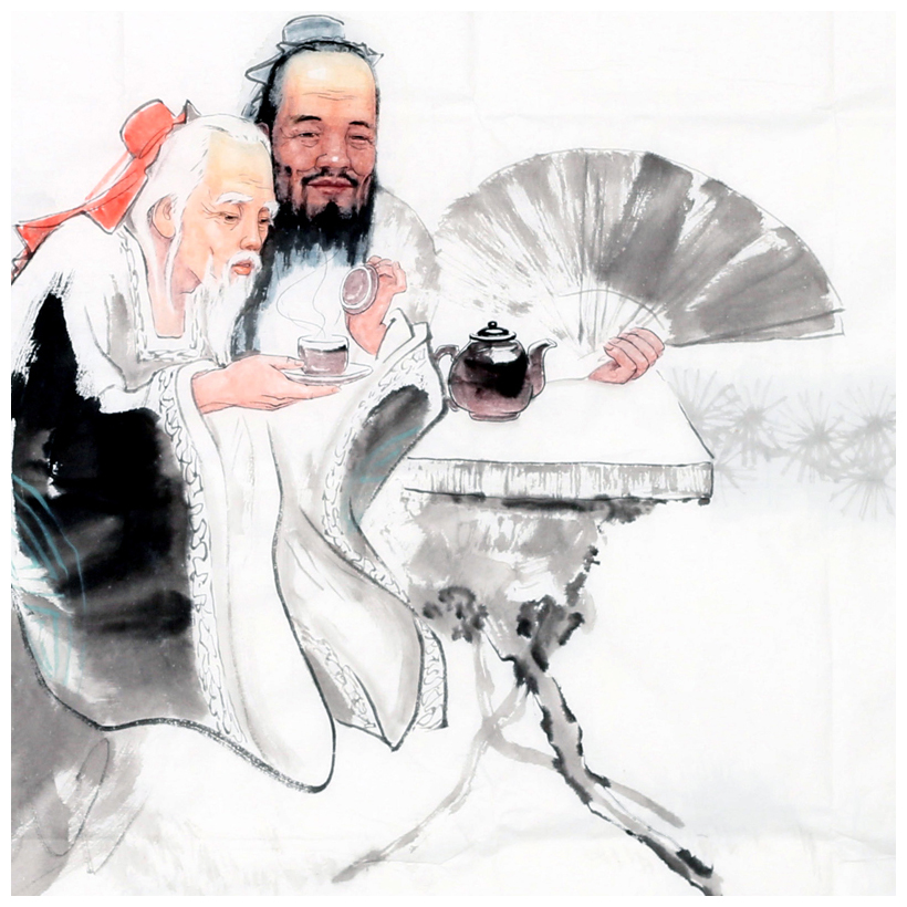 【即刻拍】孔健《陆羽品茶图》山东国画院副院长孔子第七十六代孙