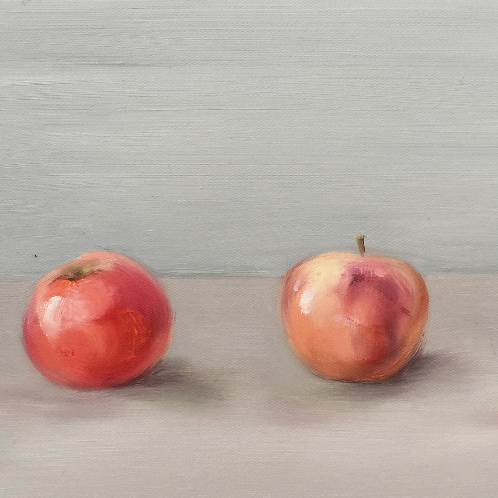 【双十二】宁雨霏《三个苹果》布面油画