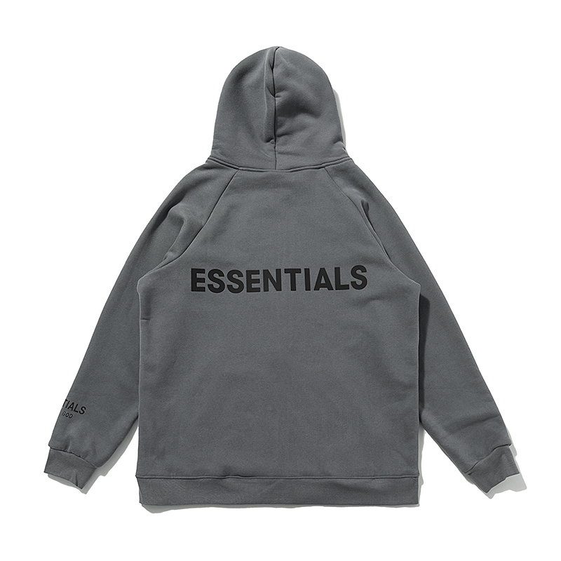 fearofgod外套,fearofgodlogo fear of god fog essentials高街宽松卫衣加绒帽衫男女拉链外套潮