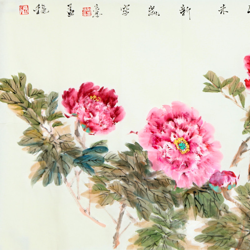 宋孟秋 《富贵长春》实力派花鸟画家 任教西安美院国画系155