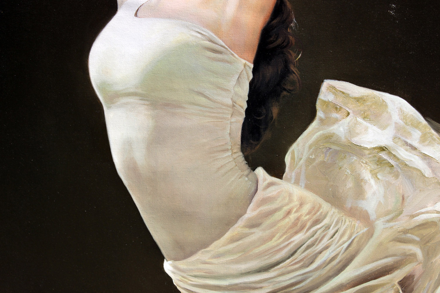 朴英敏《舞蹈家》朝鲜名家油画力作【白头山出品】