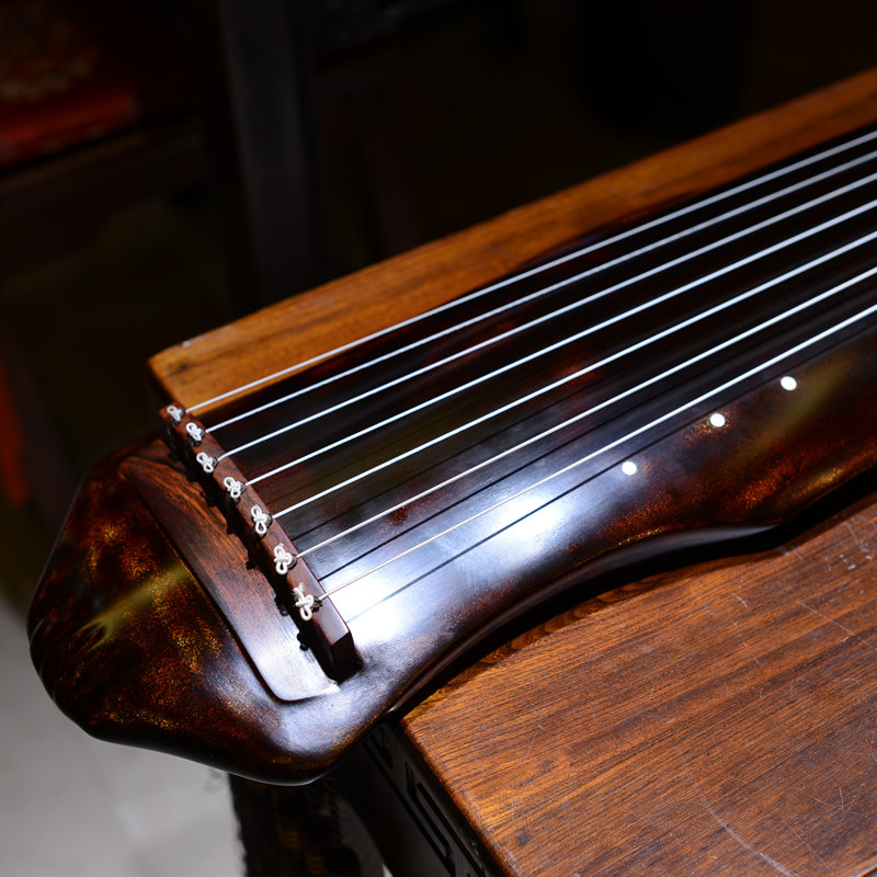 【古琴蕉叶式】浙派徐门元音斋斫制 老杉木古琴
