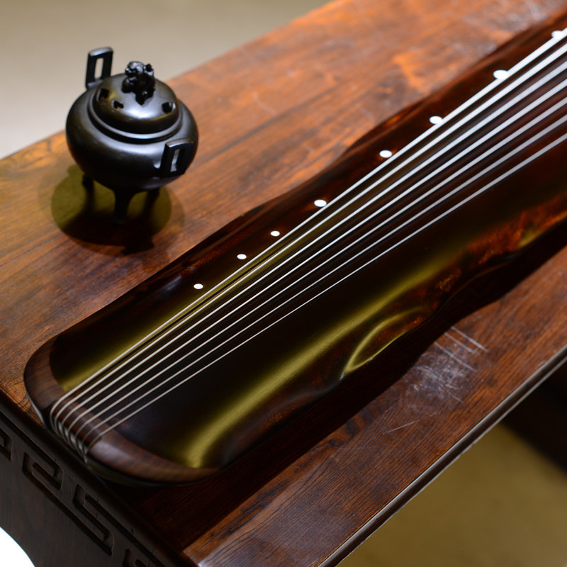 【古琴蕉叶式】浙派徐门元音斋斫制 老杉木古琴