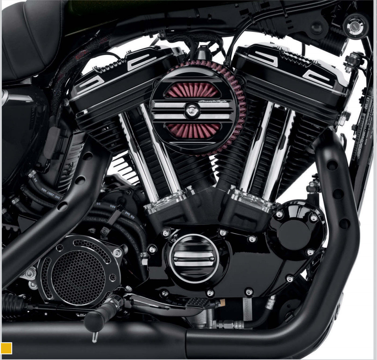 运动者车系 883/1200/48/72 发动机装饰套件 黑色切削风——哈雷重地