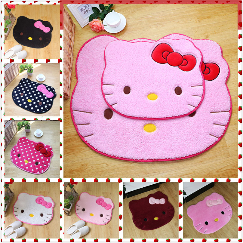 Hellokitty Cute cartoon Bath mats Bedroom carpet Shower Room Slip doormat The door bathroom door matin the Home Fabric , Mat category - from Buy2taobao.com to provide professional Taobao agent buy service