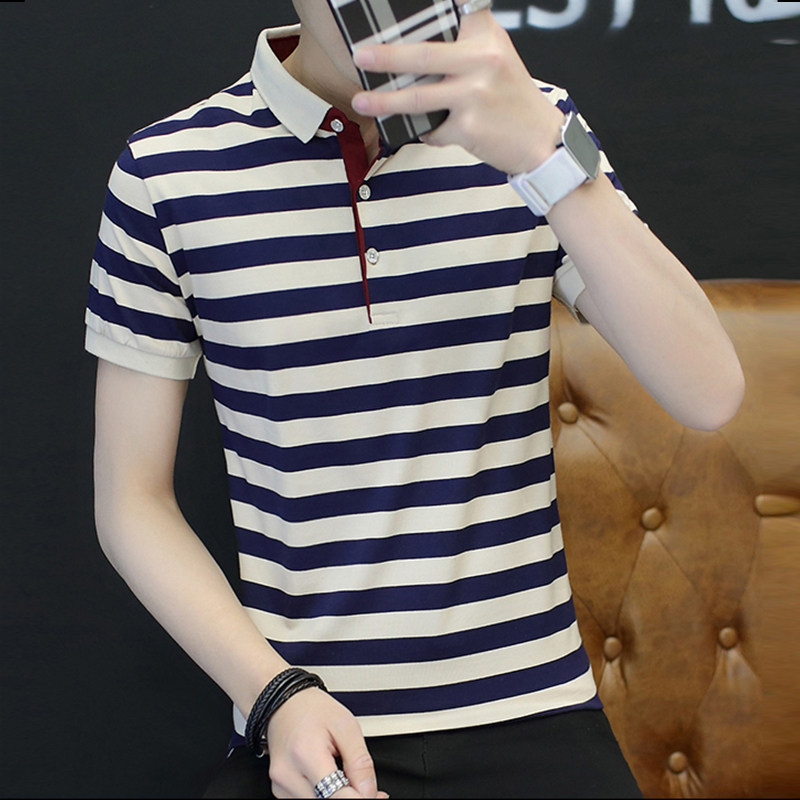 时尚纯棉短袖t恤公子海阑a21男装海南官方旗舰店之家花官网衬衫夏