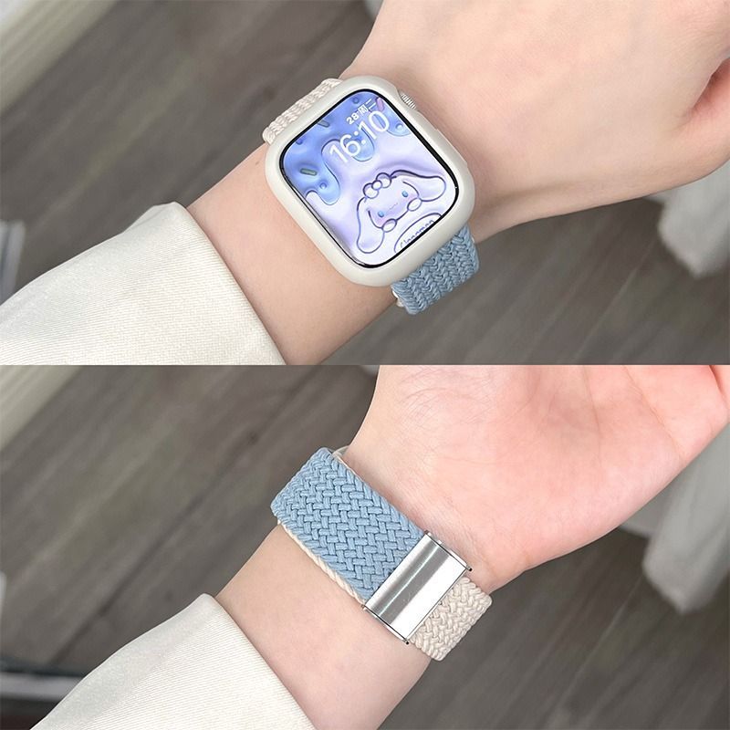 适用苹果iwatch9尼龙编织6/