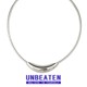 UNBEATEN金属风弧形弯管吊坠设计钛钢项链项圈高级感时尚百搭颈链