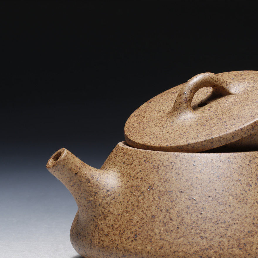 高温段泥 含铁量高 成品率极低【石瓢】出水流畅 紫砂名家邓剑鹏