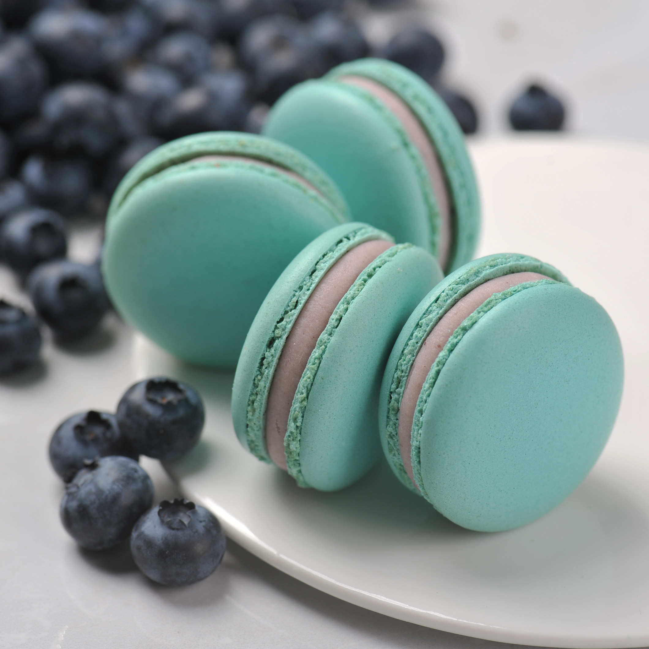 食婶mrssweet蓝色蓝莓味马卡龙专用链接提供4种规格包装方式