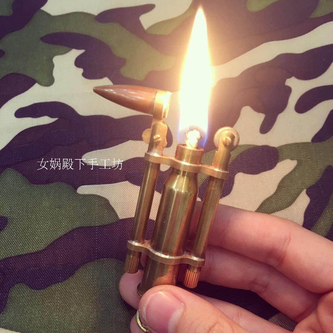 仿古火机煤油老式 铜_仿古复古老式黄铜纯铜子弹壳手工打火机煤油打