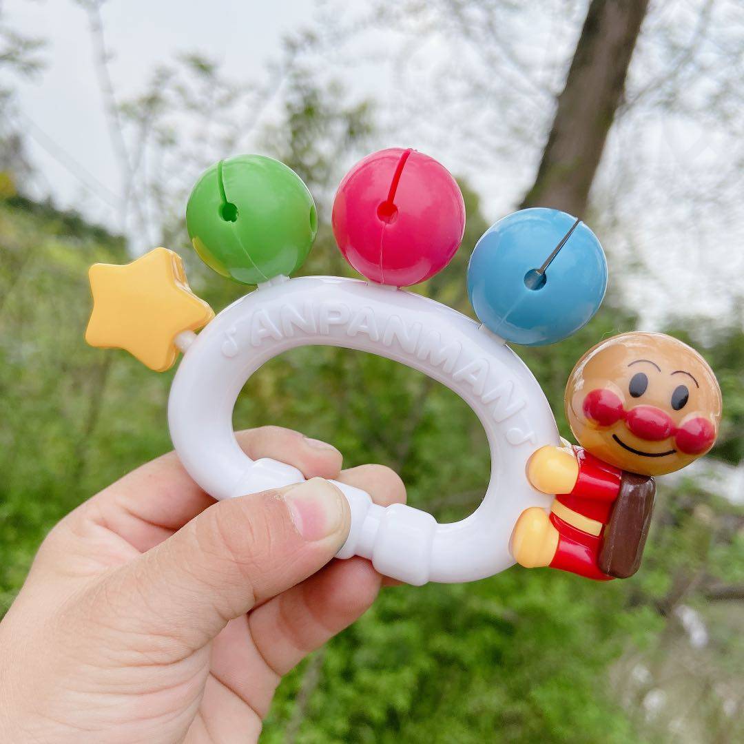 新生儿面包超人宝宝安抚玩具手摇铃9