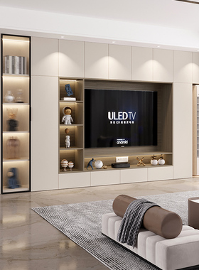 电视墙背景墙现代简约