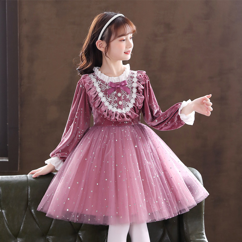 小童裙秋冬公主洋气