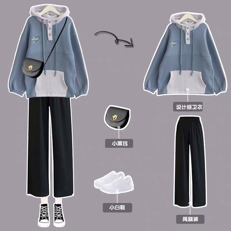 一套衣服女套装学生冬