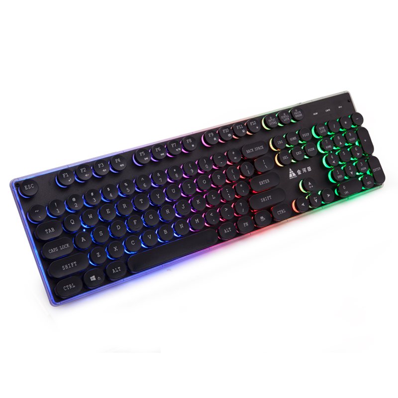 Mechanics Feel Backlight game rgb game Electronic competition Retro Desktop notebook computer keyboardin the Computer Hardware/Monitor/Computer Peripherals , Keyboard category - from Buy2taobao.com to provide professional Taobao agent buy service