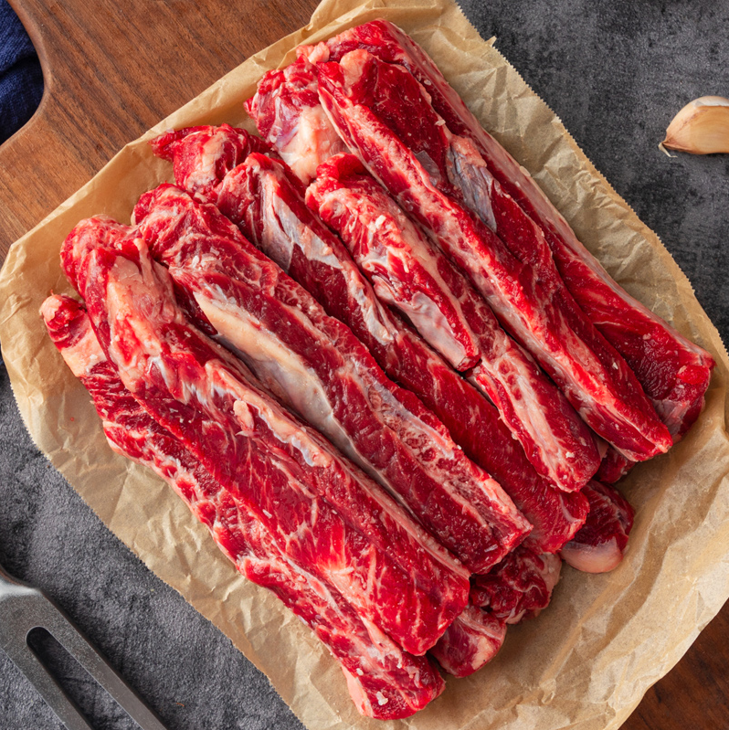 安徽黄牛肉新鲜牛肋条肉2斤装牛肋南牛腩牛腱子牛腿肉生鲜现杀现宰包