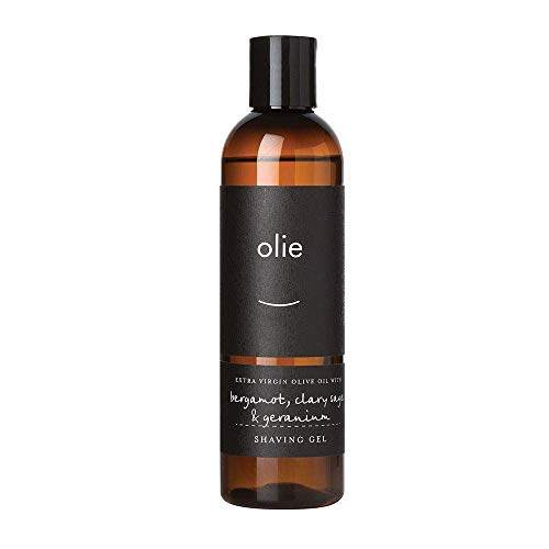 olieve & olie organic shaving gel with australian olive oil