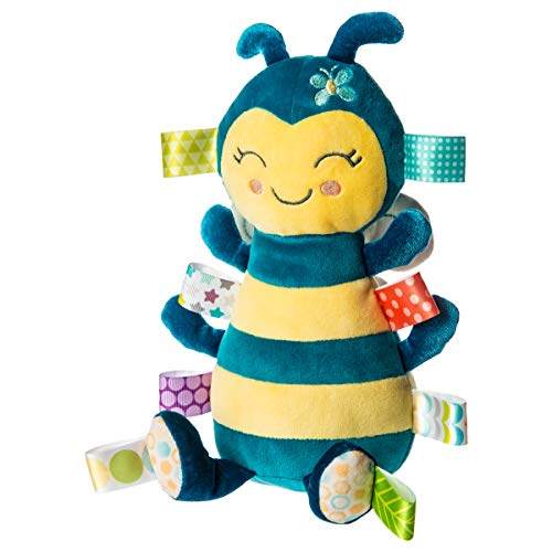taggies stuffed animal soft toy  11-inches  fuzzy buzzy bee
