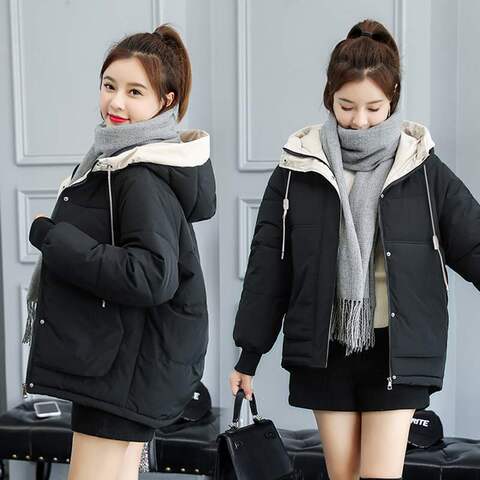 短款棉衣女2019冬季冬装新款修身小棉袄加厚外套韩版反季羽绒棉服
