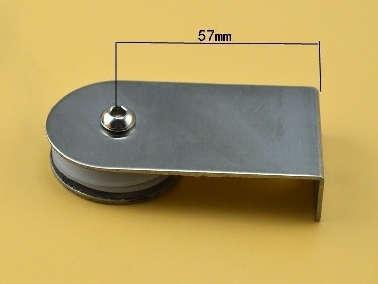 滑轮双轨老式卫生间玻璃移门门上轨道玻璃门隔断门吊滑