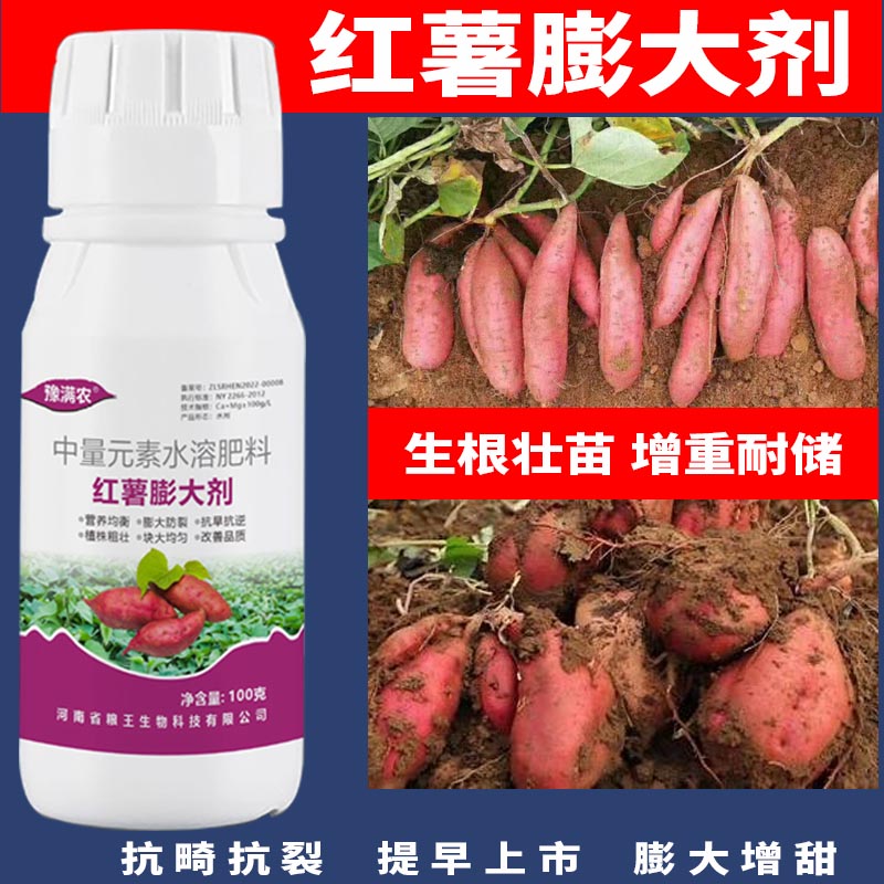 红薯番薯块根块茎膨大素快速膨大素防裂专用补钙补镁红薯宝宝