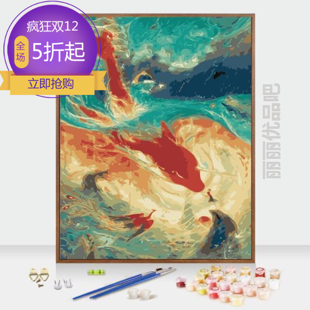 fresh bar Painted wall Northern Europe Abstract diy painting European Wind Wall Oil Painting mural Home Furnishing Hand drawnin the Home accessories , Decorative painting , DIY/Digital painting category - from Buy2taobao.com to provide professional Taobao agent buy service