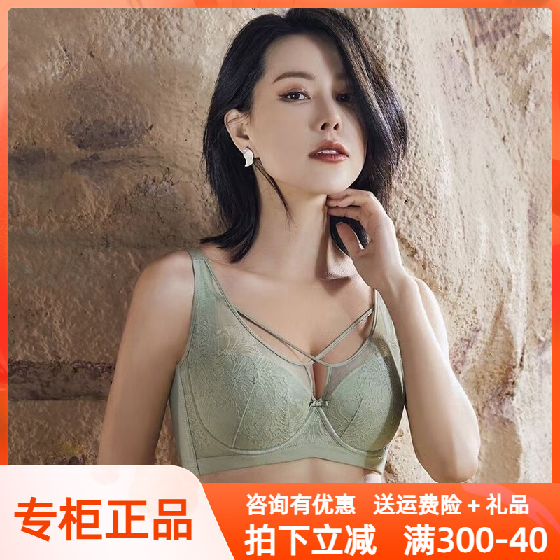 贵夫人内衣FA9301四排扣软钢圈薄款BC杯大胸显小收副乳防下垂文胸