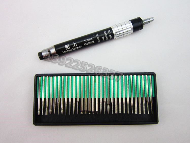 台湾tl250a套装风磨笔气动打磨机风么笔刻磨笔研磨笔