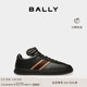 【618立即抢购】BALLY/巴利男黑色皮革PLAYER运动鞋6304516