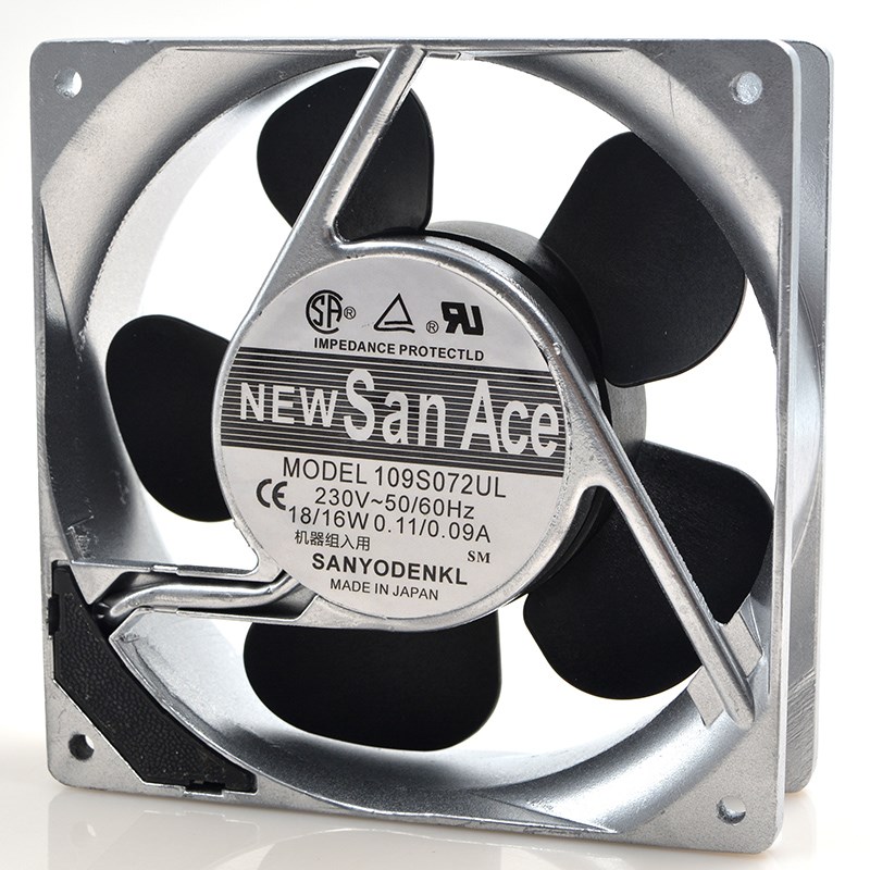 SANYO 109S072UL 220V 18/16W 120x120x38mm铝框交流风机在类目 电脑硬件/显示器/电脑周边, 散热器/风扇中 - 来自Buy2taobao.com提供专业的淘宝代购服务