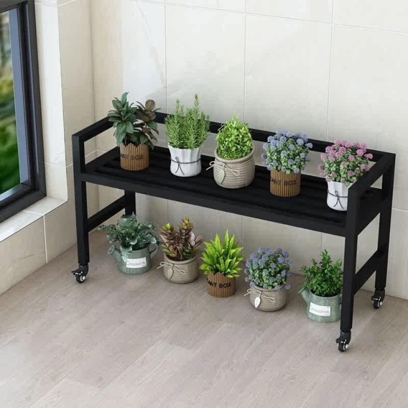 花架子客厅花盆置物室内家用阳台多层落地式多肉养铁艺单层60全