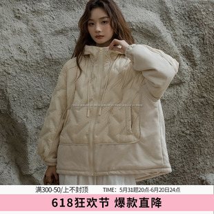 轻柔设计师感短款轻薄羽绒服女2023冬装新款高级感简约厚外套3822