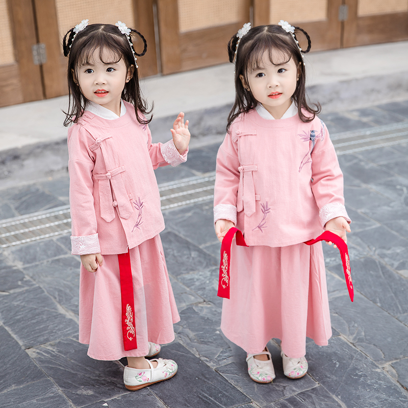 2019春秋新款中小学生装男女童唐装园服定制校服中国风汉服三件套在类目 女装/女士精品, 唐装/民族服装/舞台服装, 民族服装/舞台装中 - 来自Buy2taobao.com提供专业的淘宝代购服务
