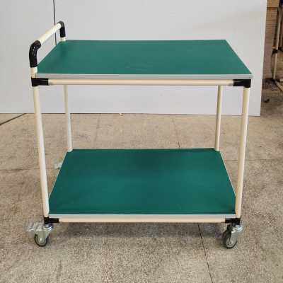 新防静电周转车物料手推车精益复合管车间流水线工作台线棒货架定