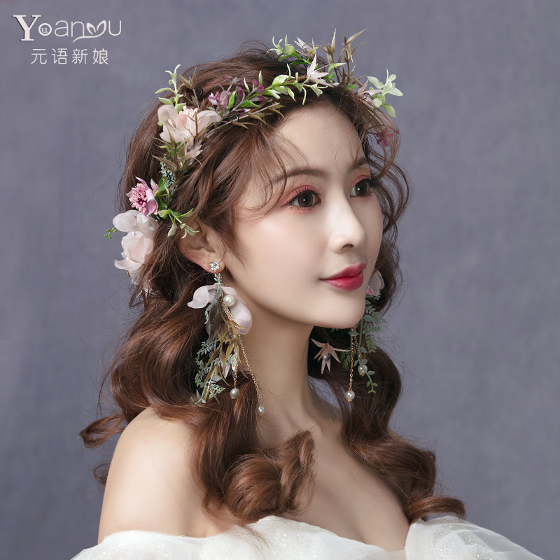 花环头饰韩式森女系超仙