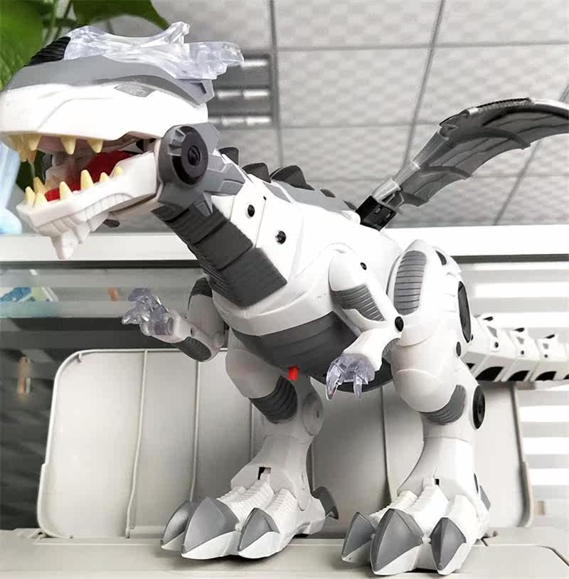 机械智能龙霸王龙恐龙男孩仿真动物玩具0-1岁婴儿男孩嘴巴会动的_不