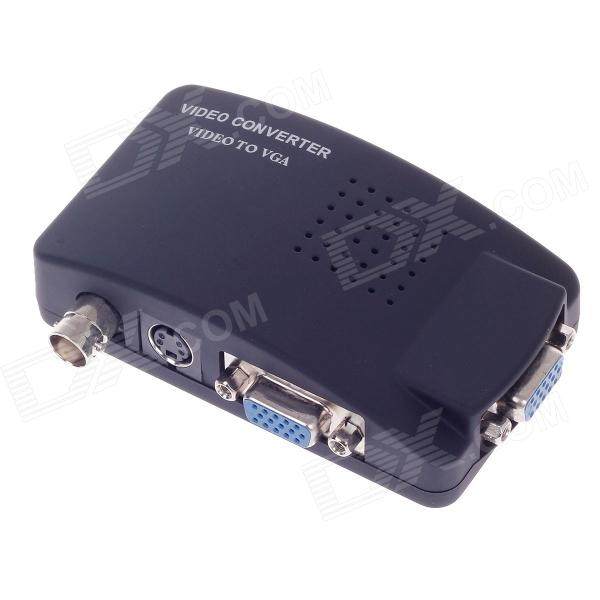 vga正品bnc视频转换器端子av监控主机显示器射频器