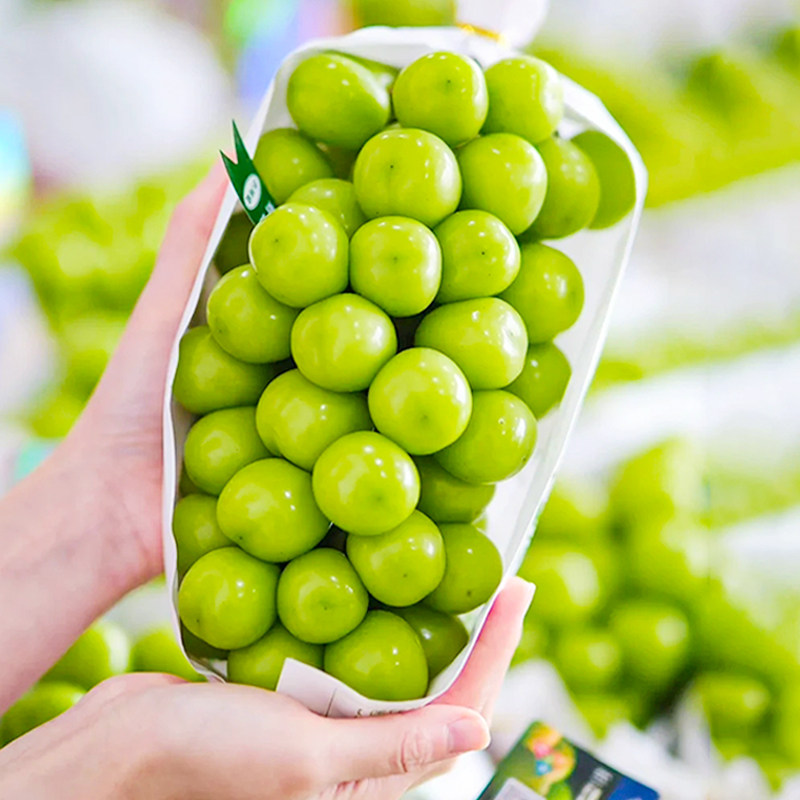 阳光玫瑰葡萄4斤礼盒新鲜当季孕妇香印青提水果无籽5提子整箱包邮