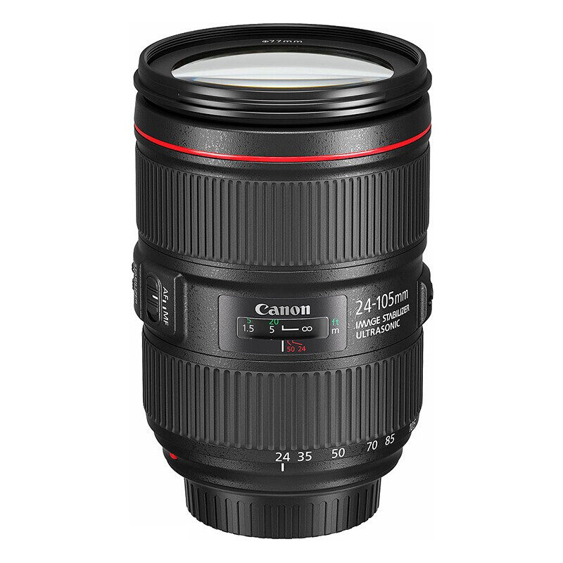 佳能ef 24-105mm f4l is ii usm标准变焦 单反镜头红圈二代全画幅