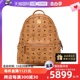 【自营】MCMStark侧饰铆钉Visetos中号双肩背包 MMKAAVE09