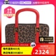 【自营】中古Fendi/芬迪95新拼色帆布拼皮女士手提包