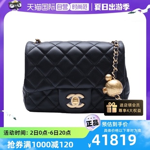 【自营】中古98新Chanel/香奈儿斜挎包CF经典金球金珠方胖子芯片