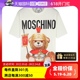 【自营】Moschino/莫斯奇诺女士夏罗马熊印花短袖T恤休闲上衣女装