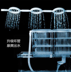 环形雨淋管滴流管家用水族用具设备水滴养鱼浴缸出水管水族箱圆形