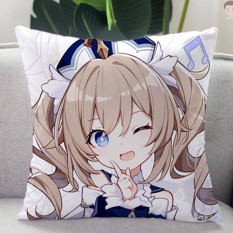 原神玩具游卡中式同款公仔栗山造物手办团子靠垫