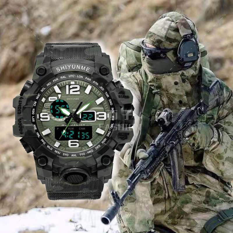 巨划算特种兵陆军手表军人男高颜值霸气户外运动防水夜光潮流学生